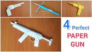 How to make PAPER GUN / Origami gun / Paper craft / DIY