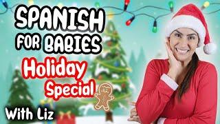 Christmas Spanish Learning for Baby | Spanish Christmas Songs | Spanish Videos for Babies & Toddlers