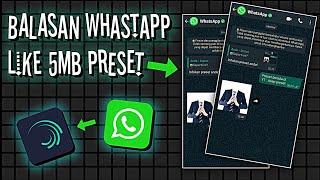 Preset am️ || balasan status WhatsApp custom