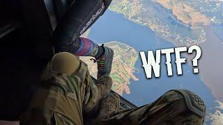 Sky Diving Into Airsoft Game COD Warzone IRL!