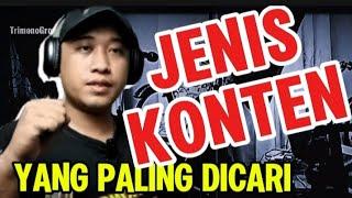 JENIS KONTEN YOUTUBE PALING BANYAK MENDAPATKAN VIEWERS COCOK UNTUK YOUTUBER PEMULA