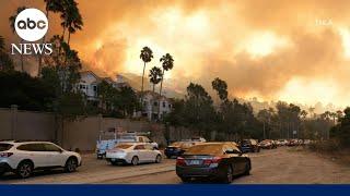 Brush fires ignite as strong windstorm strikes Southern California