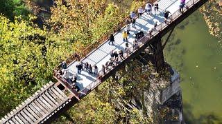 Abby & Libby Memorial Walk - Monon High Bridge - Delphi - October 13, 2024 #justiceforabbyandlibby