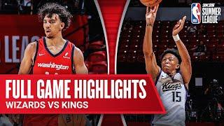 WIZARDS vs KINGS | NBA SUMMER LEAGUE | FULL GAME HIGHLIGHTS