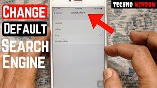 How to Change Default Search Engine in Safari on iPhone or iPad