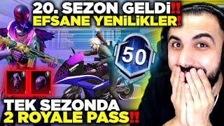 YENİ SEZON GELDİ!!  ARTIK HER AY YENİ ROYALE PASS!! EFSANE YENİLİKLER | PUBG MOBILE