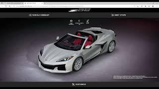 Configuring a new C8 Z06-Costing it out and a final Total!