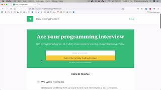 6. Daily Coding Problem -  Ace your programming interview - Website of the day