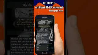 Gagal bayar Shopee DC verifikasi RT/RW setempat