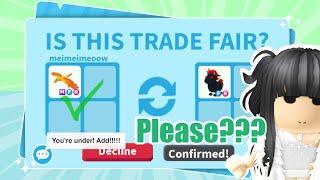 THE STRUGGLE IS REAL! WHAT PEOPLE TRADE FOR MEGA NEON PHOENIX IN 2023 | Adopt Me Trading
