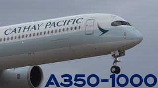 Cathay Pacific Airbus A350-1000 B-LXJ Landing and Takeoff [NRT/RJAA]