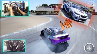 Grip vs Drift BMW Track edition - What is faster in my hands - 900° wheel gameplay