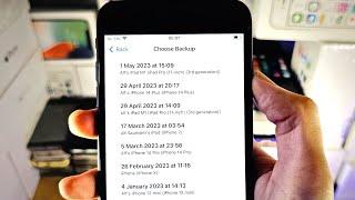 ANY iPhone How To Access OLD Backups! (Local/iCloud)
