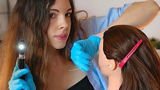 ASMR Ear Cleaning & Scalp Check You'll Put On Loop - Part 1