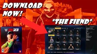 WWE 2K23 - How To Download "The Fiend" Bray Wyatt In WWE 2K23  (COMMUNITY CREATIONS)