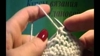 Две петли провязать вместе изнаночной - Two loops purl knit together