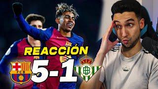 REACCIONES DE UN HINCHA al Barcelona vs Betis 5-1 *OTRA MANITA* | ByDiegoX10