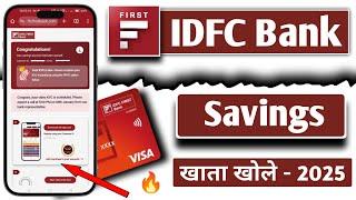 IDFC First Bank Savings Account Open Online - IDFC Bank Account Opening Online