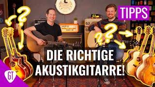 Wie finde ich die richtige Akustikgitarre? | Gitarren Tutorial Deutsch
