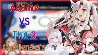 To Save Ayame's Goods Announcement, she need to Take Down 3 Strong Challengers Noel, Chloe, Miko!!
