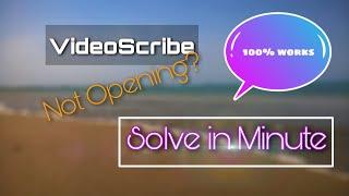 VideoScribe not responding? Try this