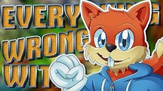 Everything Wrong With Conker's Bad Fur Day in 24 Minutes (feat. Nintendrew)