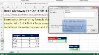 Excel Magic Trick 1021: Implicit Intersection or #VALUE Error: No Ctrl + Shift + Enter