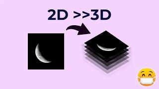 2D to 3D-CSS 3D Layered Image Hover Effects-CSS Isometric