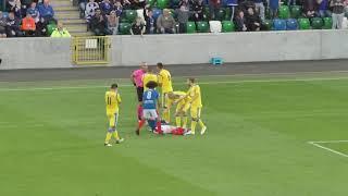 Linfield FC - FK Sutjeska 3:2 (2:1) (UEL 3QR G2/2 13/08/2019), Highlights