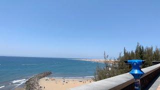 Gran Canaria Playa del Ingles Tropical Weather 08.07.2019. July 4K