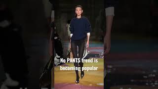 No Pants? No problem! No pants fashion trend is becoming popular. Would you try it? #fashion2023