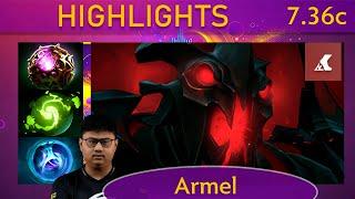  7.36c Armel Shadow Fiend |KDA - 34 KP - 69%| 900+ GPM! Mid Highlights - Dota 2 Top MMR