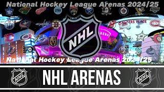 NHL National Hockey League Arenas 2024/25