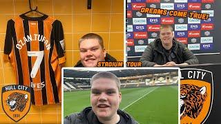 A DREAM COME TRUE WALKING TO THE PITCH! Hull City Stadium Tour Vlog!