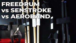 Freedrum vs Senstroke vs Aeroband PocketDrum (See Description for Updated Opinions)