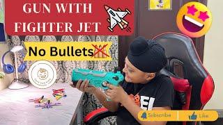 Airplane Launch Gun For Kids | Shooting Guns With Iknoor World