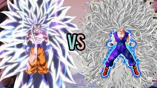 Goku vs Gohan all forms to Infinity #goku #gohan #dbs