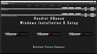 Houdini - HQueue install & setup for windows Tutorial