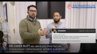 SHOULDER ARTHROSCOPY DONE BY DR.UMER BUTT