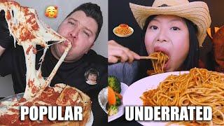 POPULAR VS UNDERRATED MUKBANGERS (compilation)