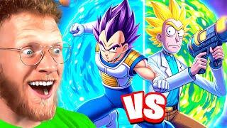 Sirud Reacts to VEGETA vs MAX LEVEL RICK SANCHEZ