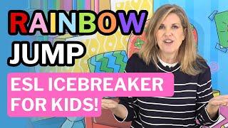 Rainbow Jump: Fun ESL Icebreaker Game to Teach Colours to Kids