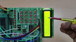 8051 - LCD INTERFACING 8 Bi t& 4 Bit Mode