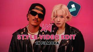 How To Edit Like Apt Music Video on Filmora 14