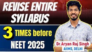 ‘Fail Fast Fix Faster’- REVISION Plan for NEET 2025|#neet2025 #neetug#doctor