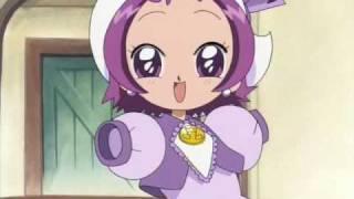 Ojamajo Doremi Motto Transform Onpu from Patissier into a Witch (HD/HQ)