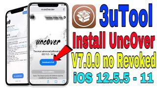 3uTool Jailbreak | Install UncOver no Revoked | iOS 12.5.5 - 11| Free Cydia Installation