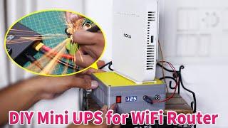 DIY Mini UPS for WIFI Router