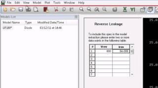 Analog PSpice  Model Editor II