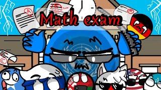 countryballs school  (math exam) animation